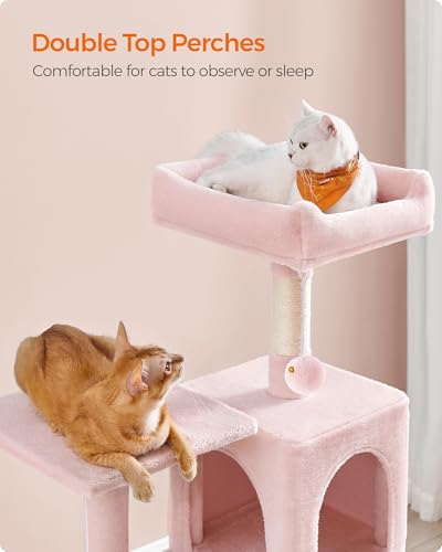 Cat Tree 54.2 (54.2 Inches / Jelly Pink)