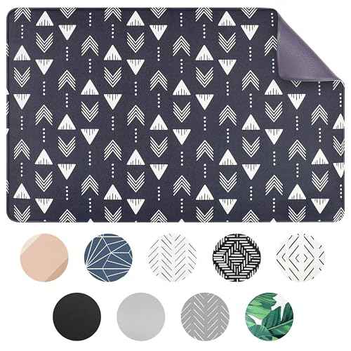 Dog Mat for Food and Water (12"L x 18"W / Nomad)