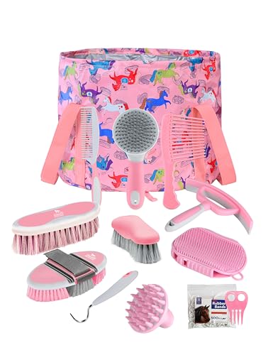 Horse Grooming Kit (Pink)