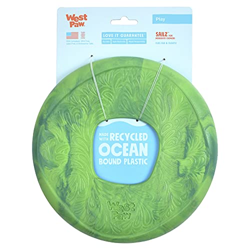 Seaflex Sailz Dog Toy Flying Disc (Emerald)
