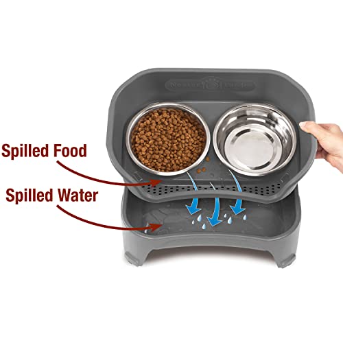 Express Model w (Medium to Large w/ Metal Slow Feed Bowl / Gunmetal Grey)