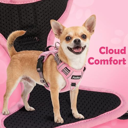 Dog Harness No Pull (Pink / Medium)