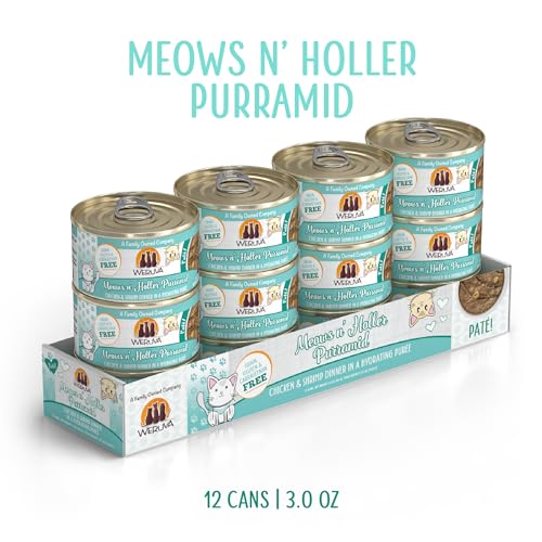 Wet Cat Food Meows n Holler PurrAmid with Chicken and Shrimp Pate