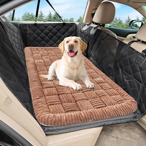 Dog Car Bed Mat Non (Brown / For Truck//Large SUVs（56"x28.7"))
