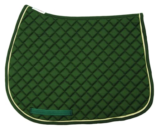 Tuffrider All Purpose Saddle Pad (Hunter/Hunter/Tan)