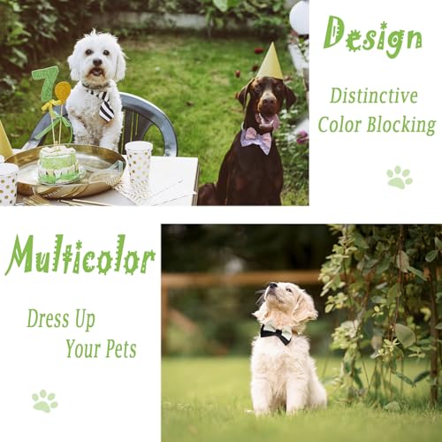 10 PCS Dog Bow Ties (Medium)