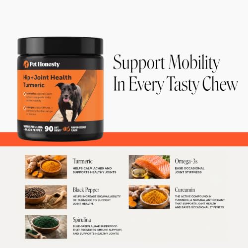 Turmeric Hip and Joint Supplement for Dogs (90 Count)