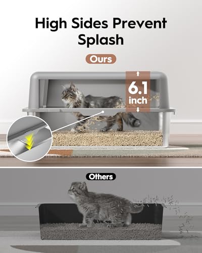 Stainless Steel Cat Litter Box (X-Large)