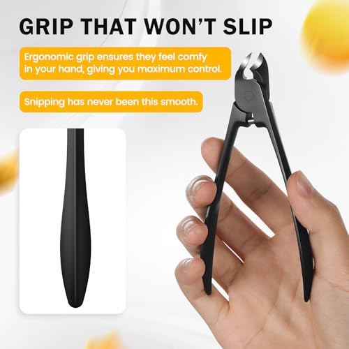 Thick Toe Nail Clippers (Black / Big)