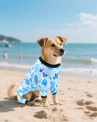 4 Pack Watermelon Dog Pajamas for Medium Dogs (Large)