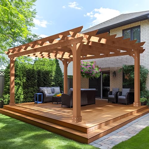 12x14 FT Wooden Pergola (12 x 14 FT)