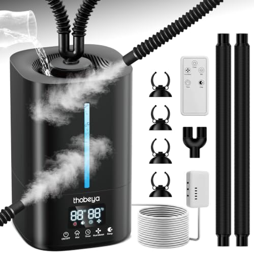 1.32 Gal 5L Reptile Fogger Humidifier with Dual Hose
