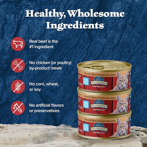 Wilderness Rocky Mountain Recipe Wet Cat Food Paté (Assorted / 5.5 Ounce (Pack of 24))