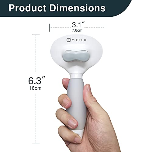 Cat Brush for Shedding (White)