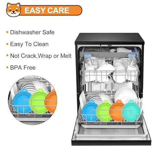 2 Pack Pet Food Can Covers (Green/Blue)