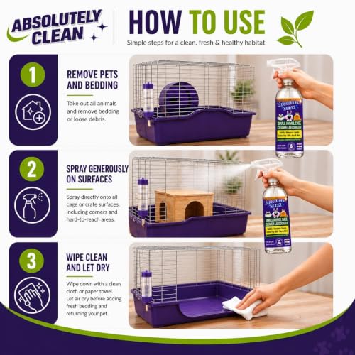 Amazing Small Animal Cage Cleaner (16 Fl Oz (Pack of 1))