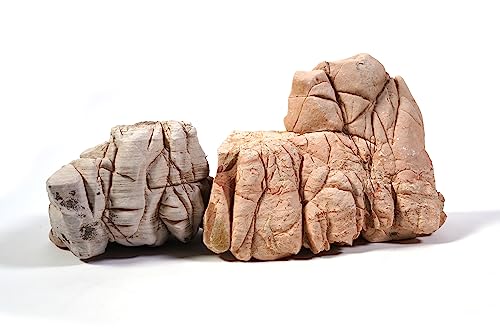 Elephant Skin Stone 18lb Aquarium Rocks Stones for Fish Tank Decor (11 Elephant Skin Stone(3-9 inches,18lbs))