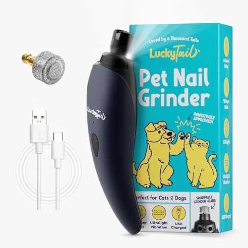 LuckyTail Dog Nail Grinder (Dark Blue)