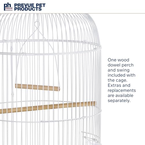 Classic Round Bird Cage (Yellow)