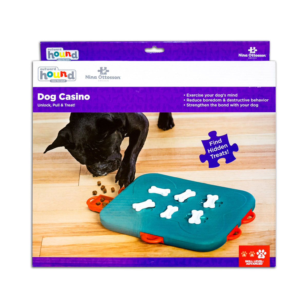 Nina Ottosson Dog Casino Dog Toy Treat Puzzle