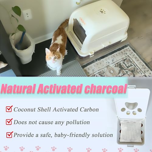 12 Pack Universal Odor Eliminator for Hooded Cat Litter Box