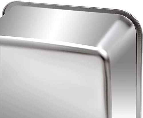 Large Stainless Steel Cat Litter Box (17.5" L x 13.5" W x 7.9" H (without Lid))
