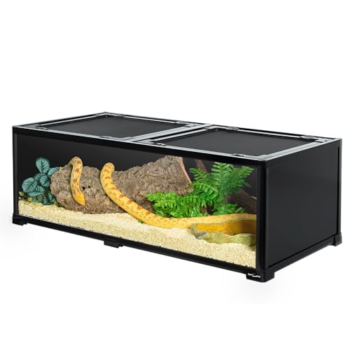 REPTIZOO 34 Gallon Glass Reptile Terrarium