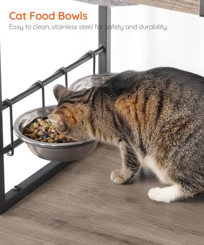 Cat Tree with Litter Box Enclosure