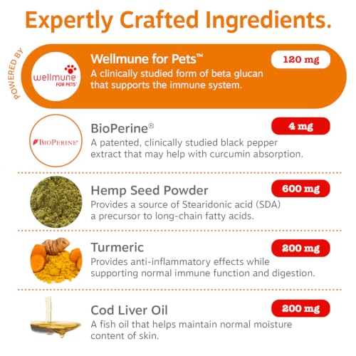 Hemp Dog Allergy Chews (90 Count (Pack of 1) - Standard)