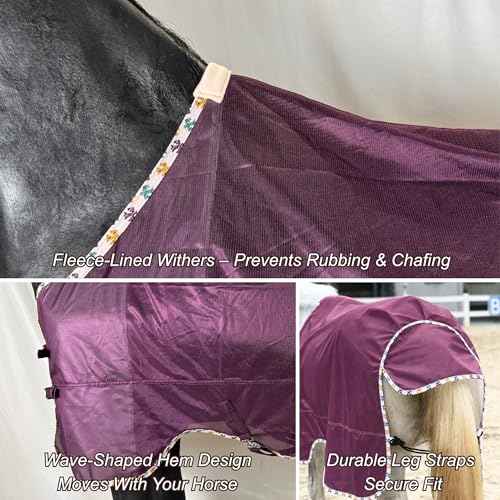 Breathable and UV Protective Tear (Dark Purple / 75 in)
