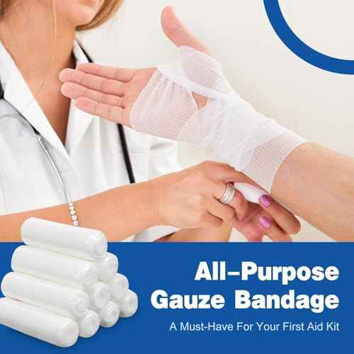 200 Pack Gauze Rolls Bandages (200p / 3IN)