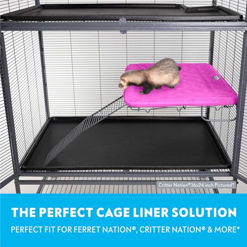 Fitted Fleece Shelf Liner for Critter Nation Cage (Pink / Shelf Liner)