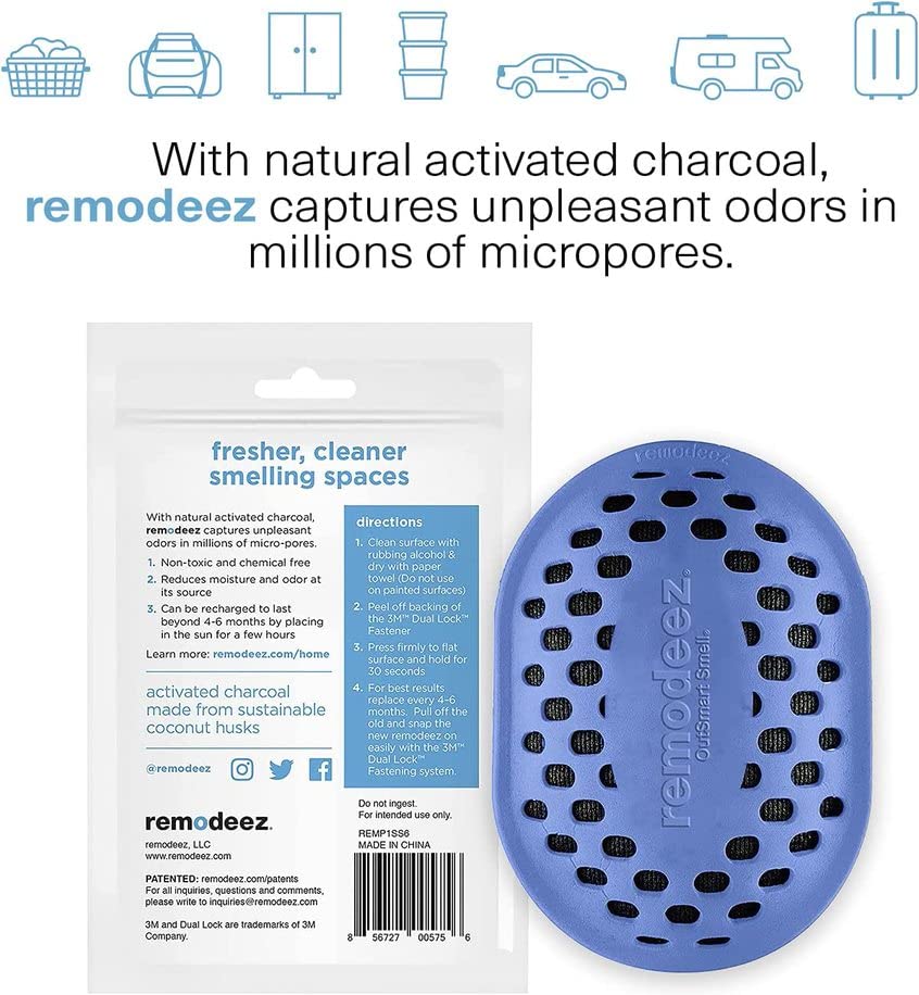 Activated Charcoal Litter Box Deodorizer 2 (1 Ounce (Pack of 2))