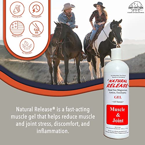 Natural Release Muscle Gel Treatment (16 Ounce (Pack of 1))