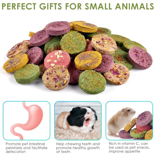 48Pcs Timothy Hay Cake Bunny Chew Toys (1.25 Pound (Pack of 1))