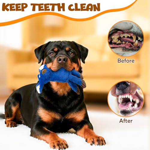 5 Pack No Stuffing Dog Toys (5-color)