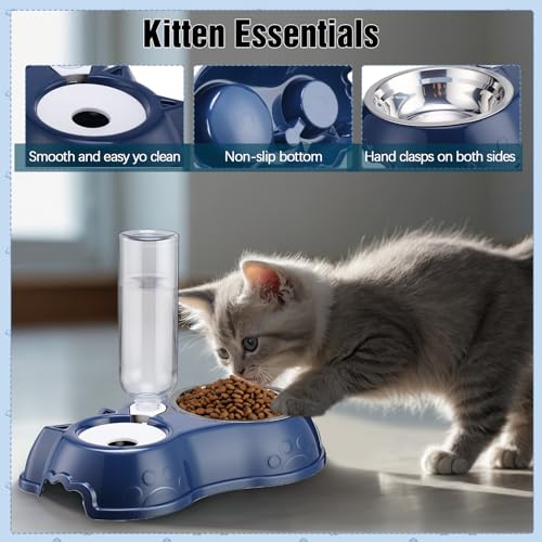 10 Pcs Kitten Starter Kit for Indoor (Classic / Medium / Dark Blue)