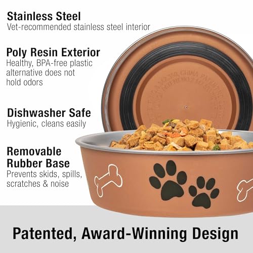 Bella Dog Bowls (Copper / Small (10-20lbs))