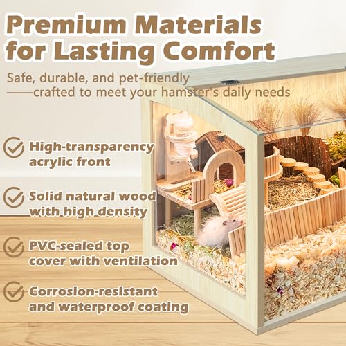Hamster Cage Chewproof (40.0"L x 20.0"W x 20.0"H)