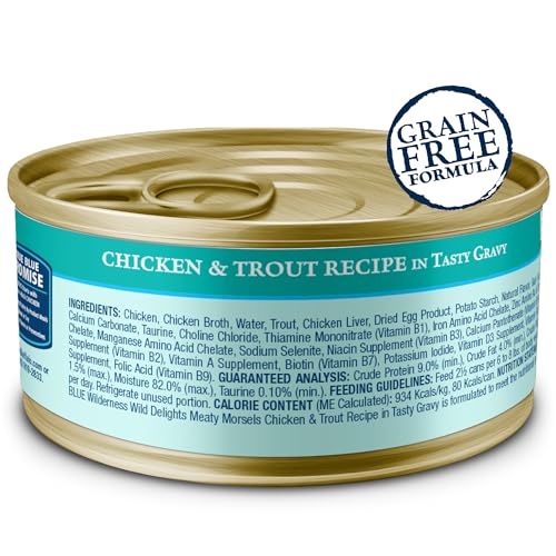 Wilderness Chicken & Trout Wet Cat Food (3 Ounce (Pack of 24))