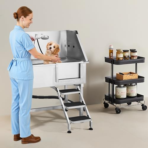38 Inch Stainless Steel Dog Washing Station (Silver / 38 inch)