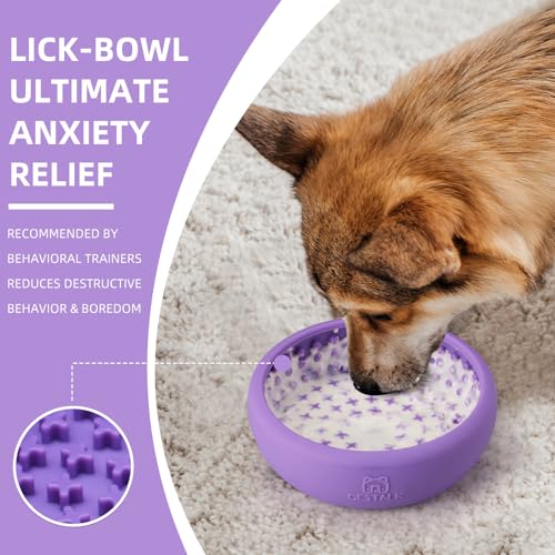 Dog Lick Bowl (Large / Purple)