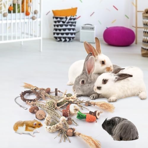 Bunny Chew Toy (Wheat & Vine)