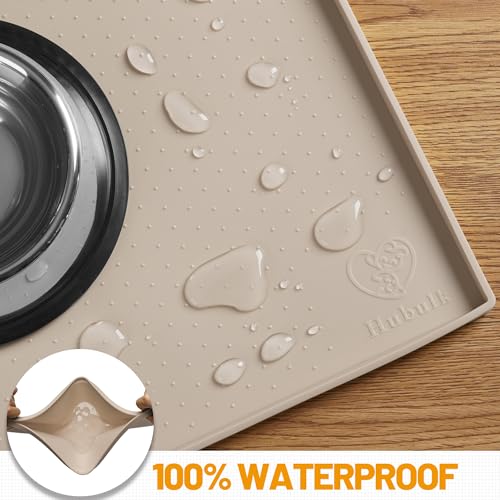 Dog Feeding Mat (Taupe / 24"l X 16"w)