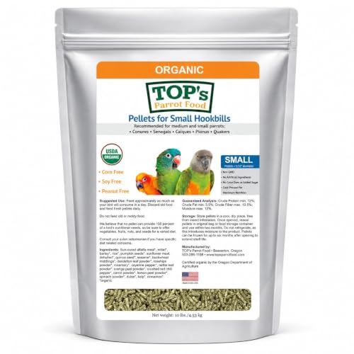 Bird Pellets for Small Hookbills (Small Hookbill Pellets / 10 Pound (Pack of 1))