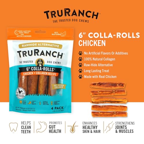 6" Collagen Rolls for Dogs