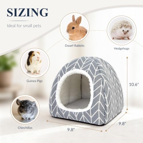 Guinea Pig Hideout Bed (Grey)