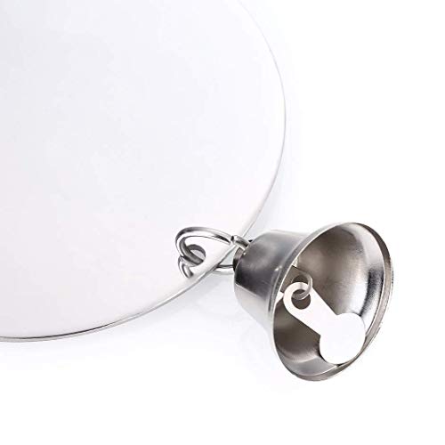 Bird Mirror Toy with Bells Cage Hanging Mirror for Parakeets