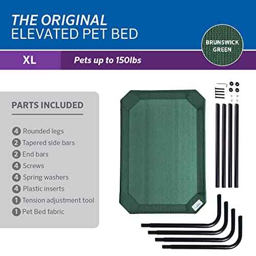 Original Elevated Dog Bed (X-Large Dog Bed / Brunswick Green (Pack of 1))