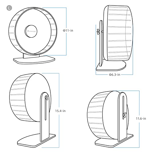Super Silent Hamster Exercise Wheels (Large / Mint Green)